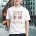 Teacher Summer Break Most Likely To Read Books All Summer Graphic Youth