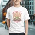 Unearth a Story 2026 Summer Reading Program Flowers Book Premium Tri-Blend Graphic Youth