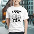 Women's Fueled By Books And Tea Book Lover Bookworm Reading Books Graphic Youth Women's Fueled By Books And Tea Book Lover Bookworm Reading Books Graphic Youth