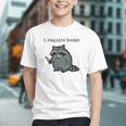 Women's i Require Books Raccoon Graphic Youth
