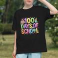 100 Days Of School Book Pencil Teachers Girls Kids 100th Day Graphic Youth