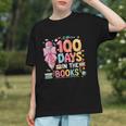 100th Day Of School Teacher Floral 100 Days In The Books Graphic Youth
