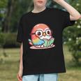 Adorable Book Lover Parrot With Reading Glasses Cute Graphic Youth