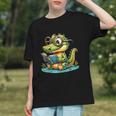 Alligator Reading a Book Animal Graphic Youth