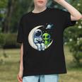 Astronaut Reading Book To Alien Shirt Moon Space Lover Kids Graphic Youth Astronaut Reading Book To Alien Shirt Moon Space Lover Kids Graphic Youth