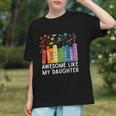 Awesome Like My Daughter Books Floral Proud Mom Women Graphic Youth Awesome Like My Daughter Books Floral Proud Mom Women Graphic Youth
