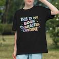 This Is My Book Character Costume Book Lover Groovy Graphic Youth