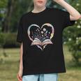 Book Lover Heart Shaped Reading Art Bookworm Graphic Youth