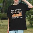 Book Lover Humor What Happens At Book Club Stays Graphic Youth Book Lover Humor What Happens At Book Club Stays Graphic Youth