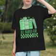 All Booked For St Patrick's Day Book Lover Lucky Shamrock Graphic Youth