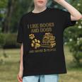I Like Books And Dogs And Maybe 3 People Vintage Sayin Graphic Youth I Like Books And Dogs And Maybe 3 People Vintage Sayin Graphic Youth