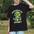 Books Never Go Extinct Reading Dinosaur Bookish Nerdy Graphic Youth