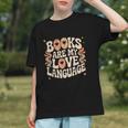 Books Are My Love Language Retro Groovy 70s Book Lover Graphic Youth Books Are My Love Language Retro Groovy 70s Book Lover Graphic Youth