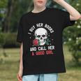 I Buy Her Books And Call Her A Good Girl Skull Rose Bookworm Graphic Youth I Buy Her Books And Call Her A Good Girl Skull Rose Bookworm Graphic Youth