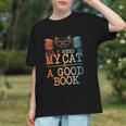 Cat & Book Art For Men Women Cat Librarian Novel Book Lover Graphic Youth Cat & Book Art For Men Women Cat Librarian Novel Book Lover Graphic Youth