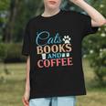 Cats Books And Coffee Graphic Youth