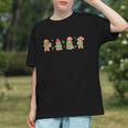 Christmas Library Gingerbread Man Books Lover Bookish Graphic Youth Christmas Library Gingerbread Man Books Lover Bookish Graphic Youth