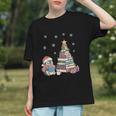Christmas A Penguin Reading Book Snowflake Cocoa Hot Teacher Graphic Youth Christmas A Penguin Reading Book Snowflake Cocoa Hot Teacher Graphic Youth