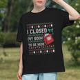 I Closed My Book To Be Here Ugly Christmas Sweater Graphic Youth I Closed My Book To Be Here Ugly Christmas Sweater Graphic Youth