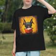 Colorful Sketch Oil Painting Of A Bat Reading Book Graphic Youth