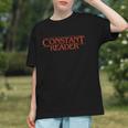 Constant Reader Fan Of Horror Suspense Books Bibliophile Graphic Youth