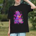 Cute Dragon Reading Books Bookworm Graphic Youth