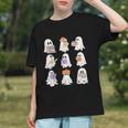Cute Ghost Reading Books Teacher Halloween Reading Men Women Kids Graphic Youth