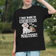 Cute Glasses Read Books & Pet My Maltese Lover Graphic Youth