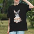 Cute Reading Bunny With Glasses Books Reader Book Bookworm Graphic Youth Cute Reading Bunny With Glasses Books Reader Book Bookworm Graphic Youth