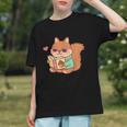 Cute Squirrel Reading A Book Lovers Anime Kawaii Women Kids Graphic Youth Cute Squirrel Reading A Book Lovers Anime Kawaii Women Kids Graphic Youth