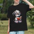 Dalmatian Reading a Book Dog Graphic Youth