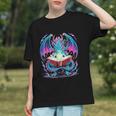 Dragon Reading Book Lover Graphic Youth