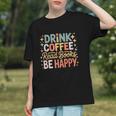 Drink Coffee Read Books Be Happy Aesthetic Quote Graphic Youth