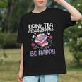 Drink Tea Read Books Be Happy Book Lover Reading Graphic Youth