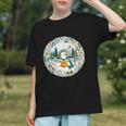 Duck Wilderness Book Reading Illustration Floral Graphic Youth