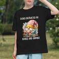 Easily Distracted By Books And Gnomes Book Reading Gnome Graphic Youth