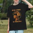 Education Is Freedom Teacher Book Black History Month Graphic Youth Education Is Freedom Teacher Book Black History Month Graphic Youth