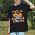 Fall In Love With Reading Thanksgiving Pumpkin Book Lover Graphic Youth Fall In Love With Reading Thanksgiving Pumpkin Book Lover Graphic Youth