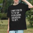 I Was Forced To Put My Book Down Book Worm Reader Graphic Youth