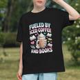 Fueled By Iced Coffee And Books Book Lover Retro Graphic Youth Fueled By Iced Coffee And Books Book Lover Retro Graphic Youth