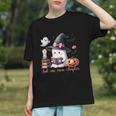 Ghost Reading Book Coquette Bow Halloween Girl Toddler Kid Graphic Youth