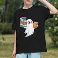 Ghost Reading Books Halloween Library Graphic Youth