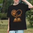Girl Who Loves Dogs & Books Heart Dog Lover Reader Reeding Graphic Youth Girl Who Loves Dogs & Books Heart Dog Lover Reader Reeding Graphic Youth