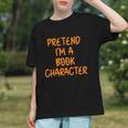 Halloween Pretend I'm Book Character Costume Lazy Adult Kids Graphic Youth