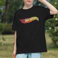 Hot Wheels Comic Book Fire Logo Graphic Youth