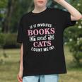 If It Involves Books And Cats Book Lover Graphic Youth
