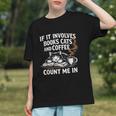 If It Involves Cats Books Coffee Introvert Pet Lover Graphic Youth If It Involves Cats Books Coffee Introvert Pet Lover Graphic Youth