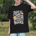 Just a Girl Who Loves Books Bookish Readers Book Lover Girls Graphic Youth Just a Girl Who Loves Books Bookish Readers Book Lover Girls Graphic Youth