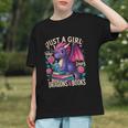 Just a Girl Who Loves Dragons And Books Dragon Graphic Youth Just a Girl Who Loves Dragons And Books Dragon Graphic Youth