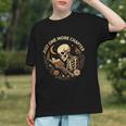Just One More Chapter Book Lover Bookish Reading Skeleton Graphic Youth
